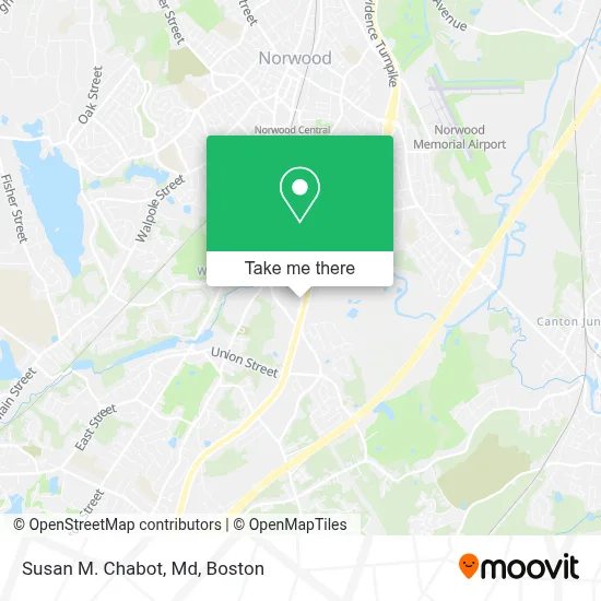 Susan M. Chabot, Md map