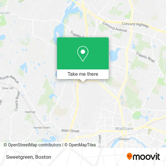 Sweetgreen map