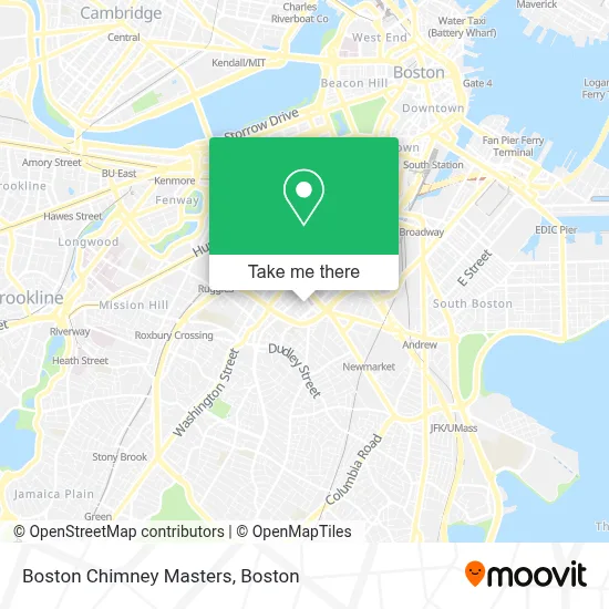 Boston Chimney Masters map