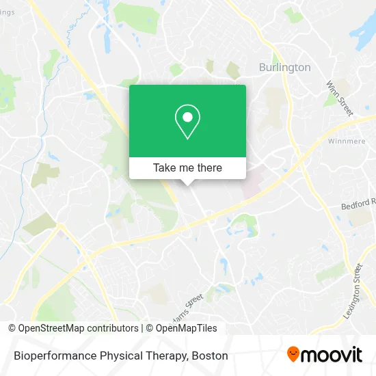 Bioperformance Physical Therapy map