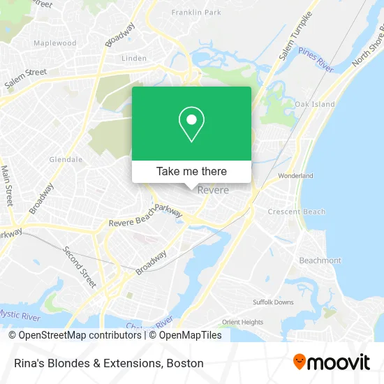 Rina's Blondes & Extensions map