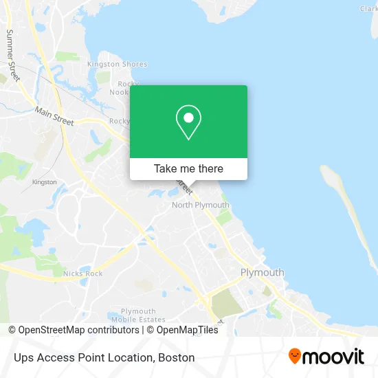 Ups Access Point Location map