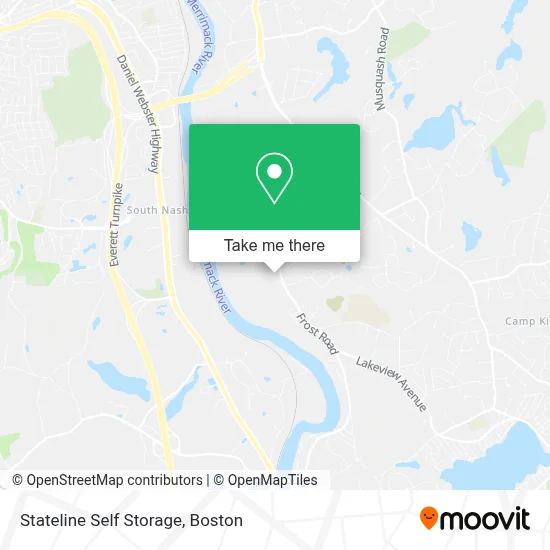 Stateline Self Storage map