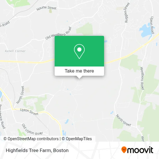 Highfields Tree Farm map