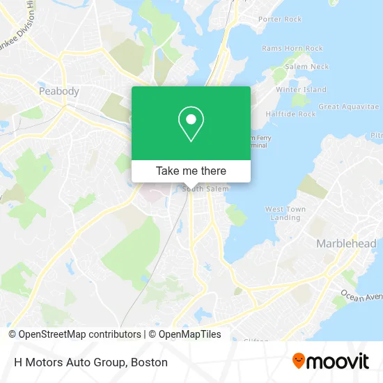 H Motors Auto Group map