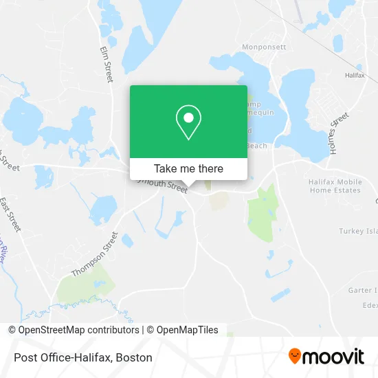 Post Office-Halifax map