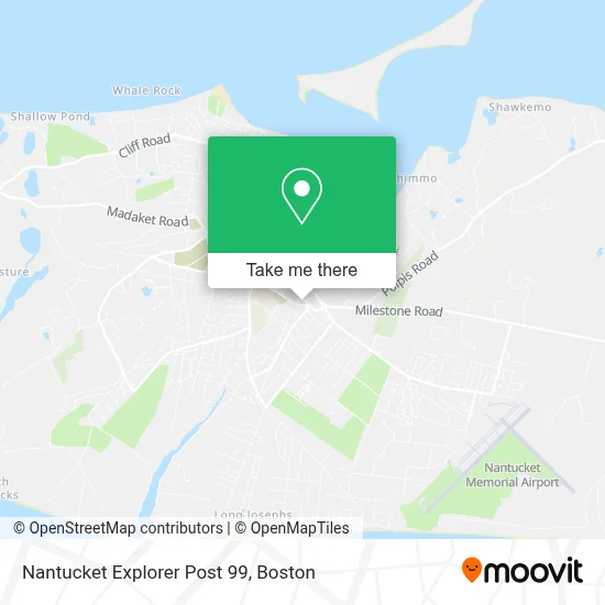 Nantucket Explorer Post 99 map