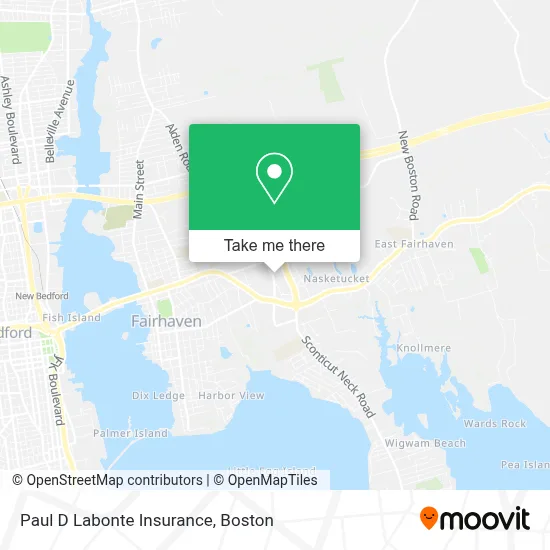 Paul D Labonte Insurance map