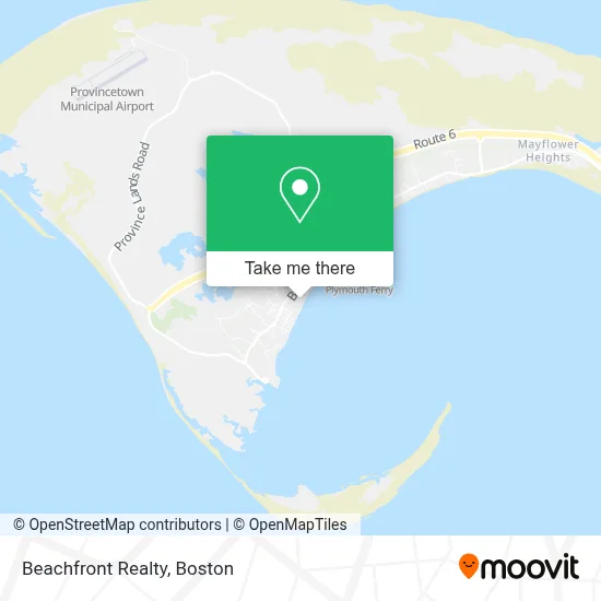 Beachfront Realty map