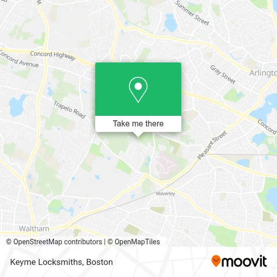 Keyme Locksmiths map