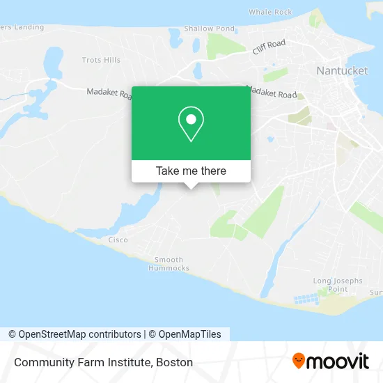 Community Farm Institute map
