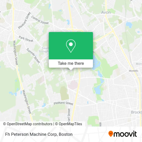 Fh Peterson Machine Corp map