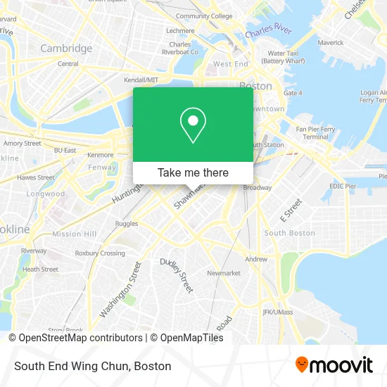 South End Wing Chun map