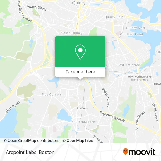 Arcpoint Labs map