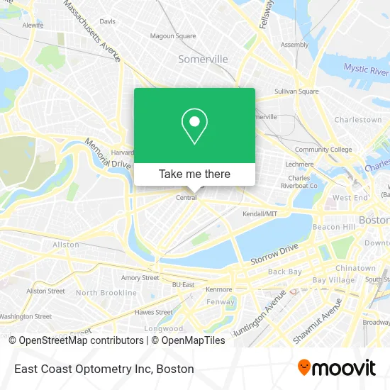 East Coast Optometry Inc map