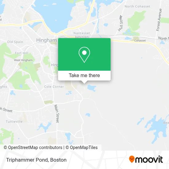 Triphammer Pond map