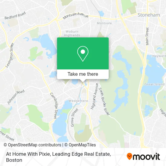 At Home With Pixie, Leading Edge Real Estate map