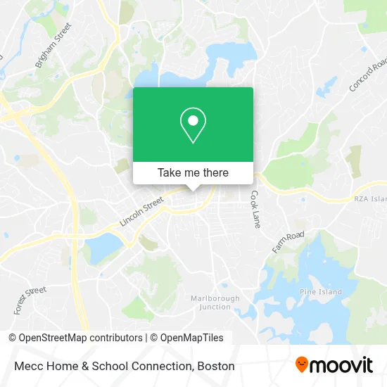 Mecc Home & School Connection map
