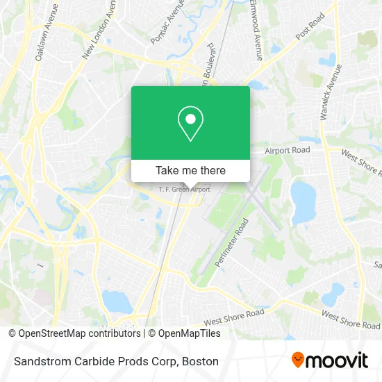 Sandstrom Carbide Prods Corp map