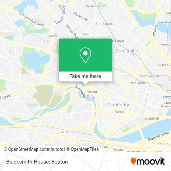 Blacksmith House map