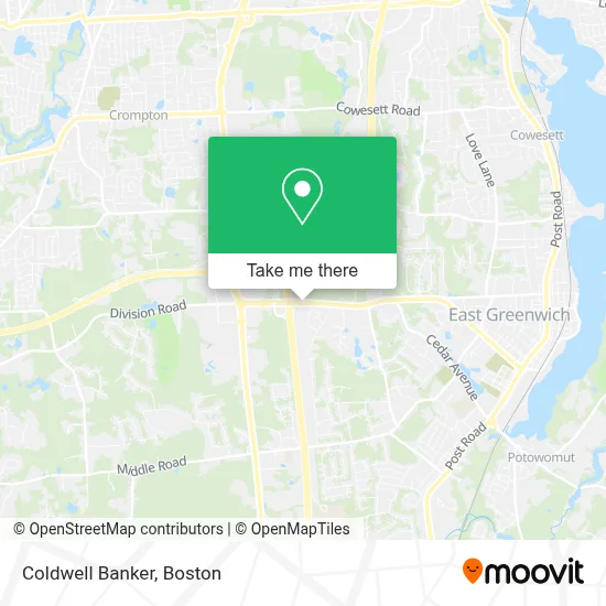 Coldwell Banker map