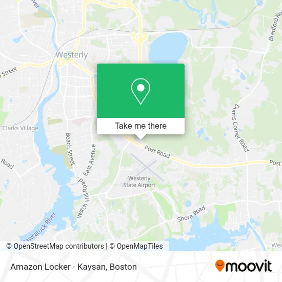 Amazon Locker - Kaysan map