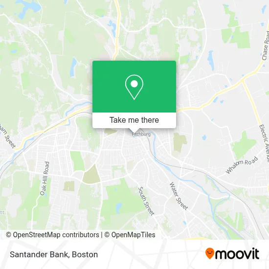 Santander Bank map