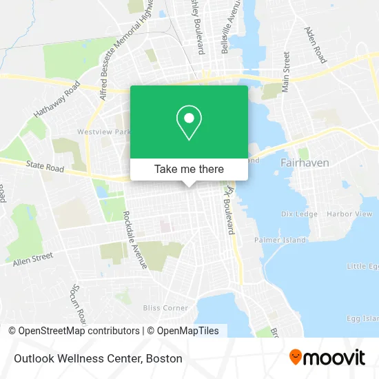 Outlook Wellness Center map