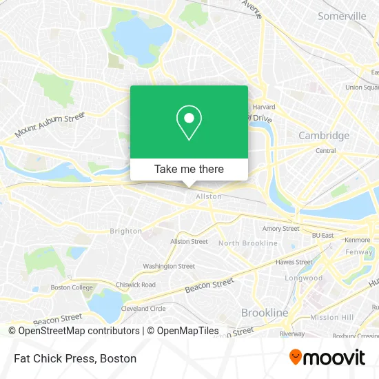Fat Chick Press map