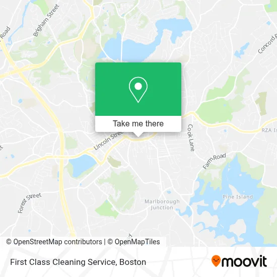 First Class Cleaning Service map