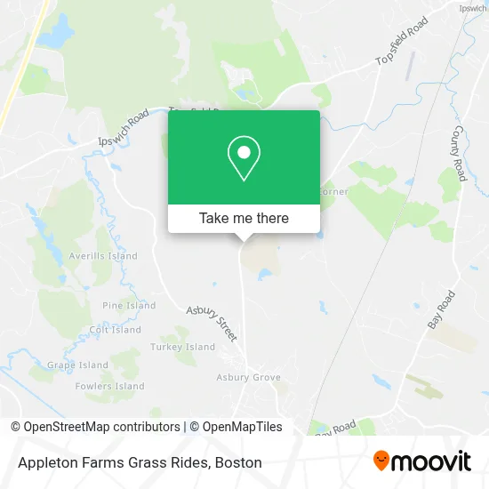 Appleton Farms Grass Rides map