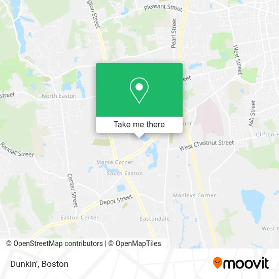 Dunkin' map