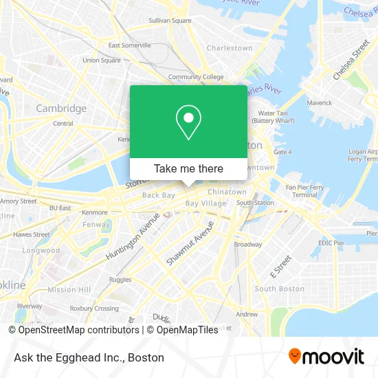 Ask the Egghead Inc. map