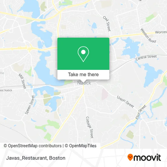 Javas_Restaurant map