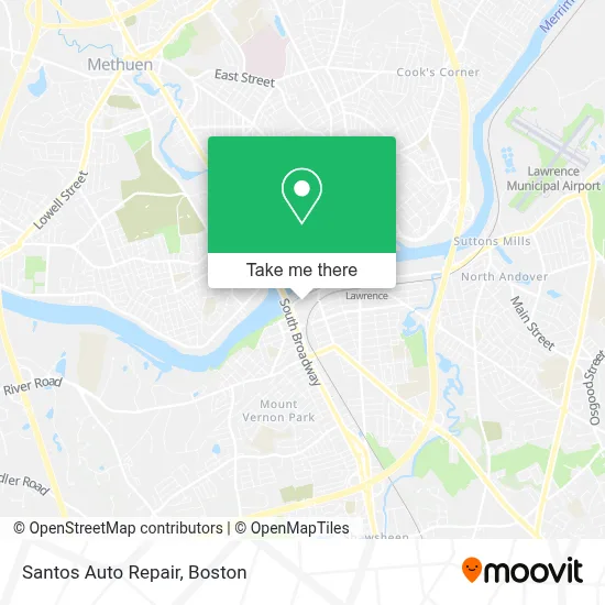 Santos Auto Repair map