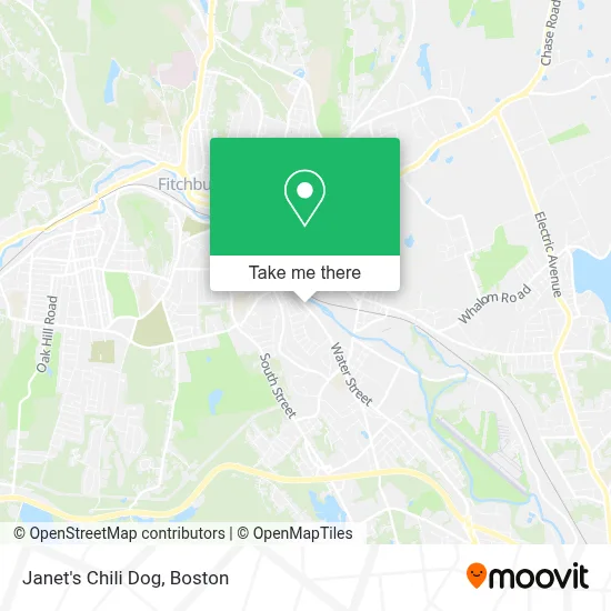 Janet's Chili Dog map