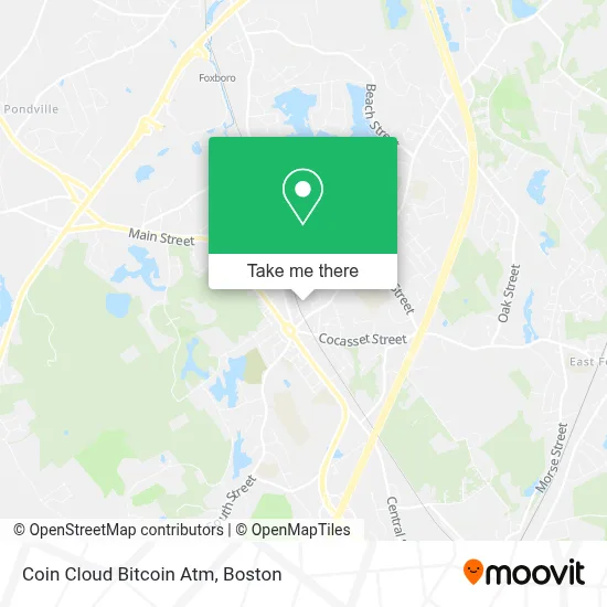 Coin Cloud Bitcoin Atm map