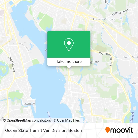 Ocean State Transit Van Division map