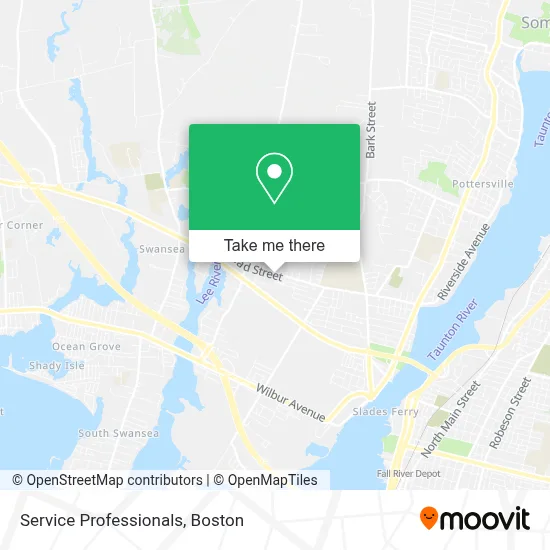 Service Professionals map