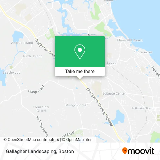 Gallagher Landscaping map