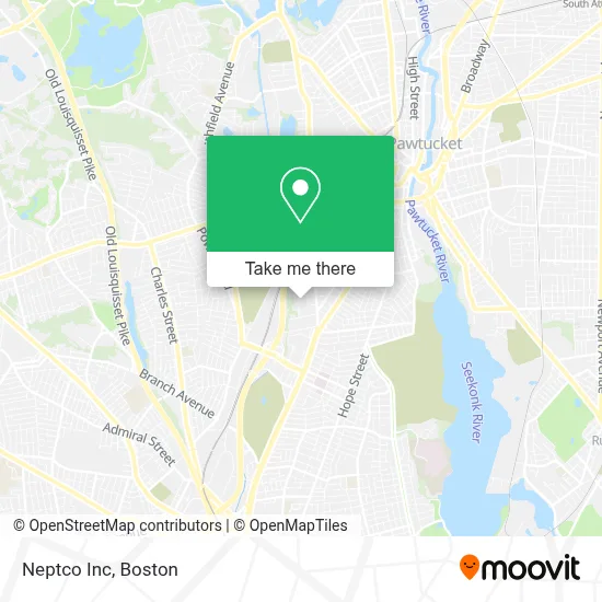 Neptco Inc map
