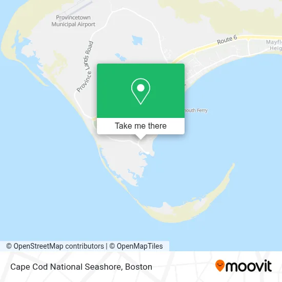 Cape Cod National Seashore map