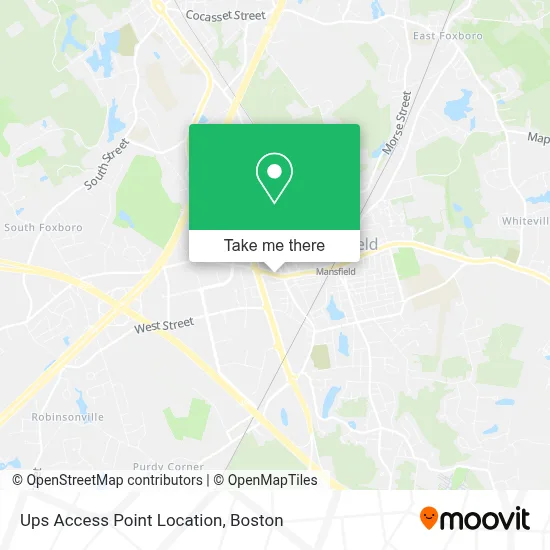 Ups Access Point Location map
