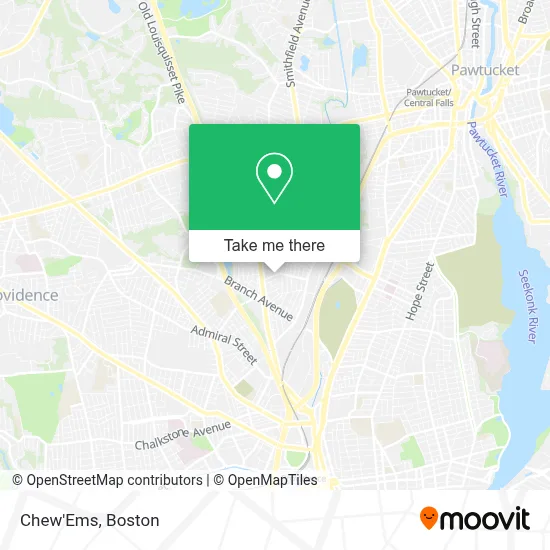 Chew'Ems map