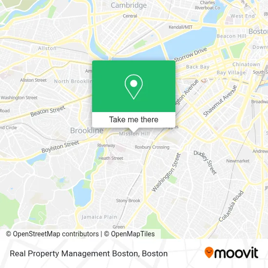 Real Property Management Boston map
