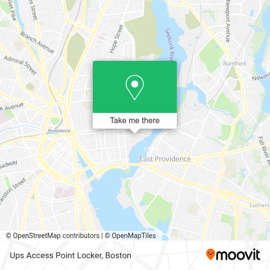 Ups Access Point Locker map