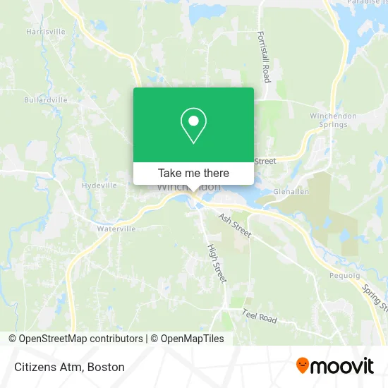 Citizens Atm map