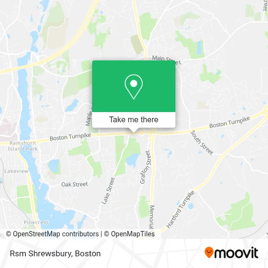 Rsm Shrewsbury map