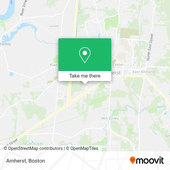 Amherst map