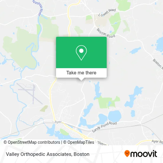Valley Orthopedic Associates map